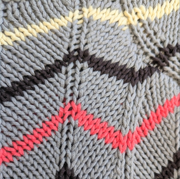 Volcom Brand Knit Sweater with Button Sleeves Super Soft Cotton Women's Size Med - Picture 7 of 15